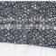 Fashion Design Allover Polyester Water Soluble Crochet Lace Fabric in Black