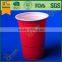 16oz red party plastic cup,ps plastic cup,color plastic cup