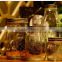 lucency glass mason jar glass storage bottle with metal lid 5 sizes