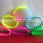 Fancy twist bracelet chain for girls silicone twist bracelet