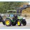 DQ804 Tractor with 4in1 front end loader TZ06D, 80HP, 4x4 big tractor