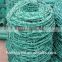 Professional Cheap barbed wire /PVC Coated or galvanized barbed wire per roll SGS,BV,ISO,PVOC,CE