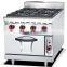 Commercial gas range,gas range with 4 burner oven,heavy duty gas range(ZQW-878)