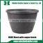 China garden supplies plastic nursery pots plant pot and flower pot with painting