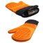 Extra Long Cotton Lining Heat Resistant BBQ Silicone Gloves