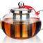 Borosilicate Lampworking Pyrex Glass Tea Pot600ml,800ml,1000ml