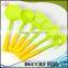 NBRSC set of 6 pieces Nylon kitchen utensil plastic cooking tools Ladle Slotted Strainer Spatula Spoon solid