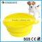 cheap silicone pet dog water bowl