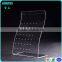 28 holes clear acrylic Jewelry earring Display stand, 12 pairs acrylic L shape earring dispaly