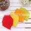 food grade silicone pocket cup areca leaf shape silicone cups