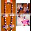 Custom flag printed independence day party supplies plastic beads led light up necklace July 4th