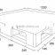 4 WAY HDPE six runner Plastic Pallet
