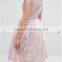 Newest Clothes Oem Bardot Neck Off-shoulder Pretty Princess Dress Midi Prom Queen Dress
