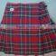 fashion designer Ladies scottish kilts