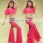 2 pieces belly dance lesson wears with coins