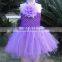 factory directly handmade sleeveless chiffon tutu shirt for babies