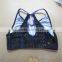 Professional Cheerleading Sports Bra, Anti-slip Silicon Gripper on Bottom