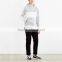 New designer blank hoodie grey and white hoodie side zip