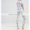 New Womens Tall Rainbow Pajamas Set 100% Cotton Pajamas Women Summer