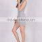 Elegant gray sleeveless knitted casual dress Women evening party sexy bodycon dress Girls Summer short dress