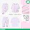 OEM Soft Comfortable Simples Design Pink Baby Girls Clothing Sets