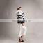 Myfur Short Style White and Black Fox Fur Coat For Girls and Women