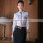 custom beautiful latest formal office lady white blouse uniform new blouse design