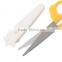 Top Quality Home Office Yellow fabric cutting Stainless Steel Scissors