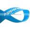 Blue jacquard nylon webbing belt