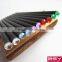 10pcs HB black wood pencils wih diamond in oppbag