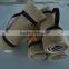 pp webbing handle attached portable polar fleece printed roll up blanket