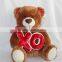 stuffed plush teddy bear toys wholesale with bow