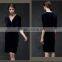 Latest women sexy bodycon dress long sleeve sexy formal dress for women