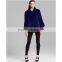 SJ438-01 Plus Size Apparel Dyed Color Rabbit Furs Jacket Lady 2015-2016