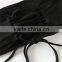 Fashion Solid Black Lace Up Bandage Bikini Swimwear Seamless Bandeau Bikini Top