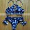 Europe And America Printing Bandage Tether Sexy Swimming Suit