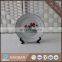 8 inches sublimation blank ceramic plate dinner dishes with gold rim