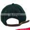 Fashion atrovirens melton embroidery bulb hip hop snapback cap hat with leather closure