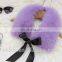Colorful and cute real fox fur collar