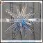 Wholesale party inflatable led star, inflatable lighting stripe star for music concert , led star with white and black for stage