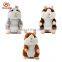 Custom cute talking sound record plush hamster toy for kids