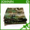 Soft and comfortable fleece green camouflage blanket