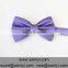 100%Silk Self Tie Funny Purple Bow Tie With Factory Price