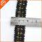 black fancy gold lurex tassel fringe trim