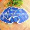 0.6mm pp hand fan designs both sides printing
