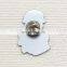 Custom cheap printing lapel pins with butterfly clutch/Cartoon pig image funny design metal pin