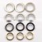 Hot Sale Accessories Punch Circle Buckle All-Match Gold Silver Gunmetal Color Metal Rings Eyelets Buckle for Coats Shoes