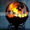 Hot-selling Metal Decorative World Fire Globes