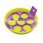 Customize Silicone Round Shaped Fried Egg Ring Omelette Egg Ring Pancake Poach Mold