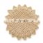 Yarncrafts Sunflower Accent Cushion Rustic Chic Neutral Colored for Seat and Floor Washable Wholesale Price
